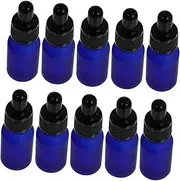 CALLARON 10pcs Frosted Glass Essential Oil Dropper Bottles Portable Storage for Travel Leak Liquid Dispenser for Custom Blends Soap Making and More
