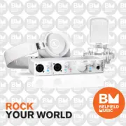 Arturia Minifuse Recording Pack w/Audio Interface, Microphone & Headphones White