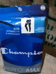 Mens Champion Performax Compression Long Tights Size 2XL RRP $60