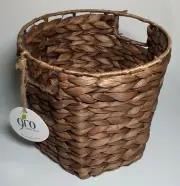 Modern Weave Natural Planter POT Plant Basket Indoor Cane Flower 21cm(H)x19cm(D)