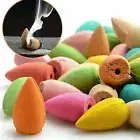 100 Cones Backflow Incense Burner Cones Mixed Flavor Smoke Bullet Cone Buddhism