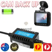 Dash Cam Back Up Battery Video Record phone Hard Wire Kit - Battery Drain Protec