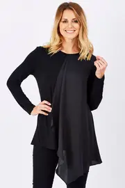 Mixed Media Tunic--HAMM-97967