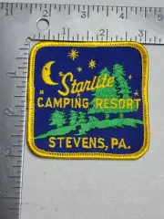 D b3 Patch Travel Souvenir tourist Starlite camping resort Stevens Pennsylvania