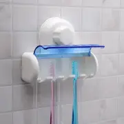 Plastic Dust-proof Toothbrush Holder Family Toothbrush Suction Cups Holde.y82