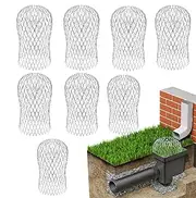 Expandable Gutter Sieve - 8X Expandable Downspout Protective Grille | Gutter Filter Strainer Gutter Protector Guards for Preventing Blockage from Leaves and Debris