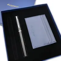 在飛比找PChome24h購物優惠-WATERMAN 雅律 證件牛皮鋼筆禮盒