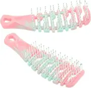 Mikinona Hair Comb for Women Comfortable Grip Scalp Stimulation Hair Brush Set for Home Use