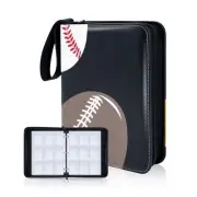 Football Card Binder, 9 Pocket Sports Card Binder, 720 Double Sided Pocket Wa...