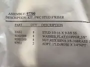 Crusader/PleasureCraft Marine Stud Kit (97700) (Tub#16)