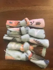 Bowtie Shaped Catnip Cat Toys Fish Print Pattern