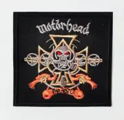 MOTORHEAD Embroidered Patch Iron on Sew Badge Heavy Metal Lemmy Ace of spades