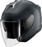 Shark Skwal i3 Jet Blank, open face helmet , color: Dark Grey , size: L