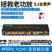 在飛比找樂天市場購物網優惠-hdmi2.0杜比5.1聲道dts解碼器藍牙5.0光纖同軸u