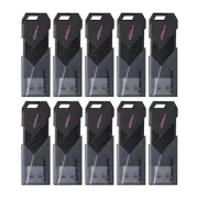 Kingston DataTraveler Exodia Onyx 256GB USB Flash Drive Matte Black 10 Pack