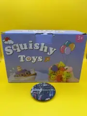 Mochi Squishy Toys Mini Kawaii Animals Fruits Kids Party Favors Bulk 80 Pcs