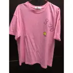 韓國JUJU 大版T恤 純棉卡通T OVERSIZE上衣 粉色