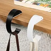 C Shape Purse Hook for Table, 2Pcs C Shape Purse Hook for Table Handbag Hanger,C Shaped Desk Purse Hooks,Non-Slip C Shape Handbag Holder,C Shape Purse Hook Hanger Bag Hanger,C Shape Purse Table Hooks