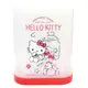 小禮堂 Hello Kitty 方型寬口筆筒 (白糖果款) 4713791-955386