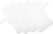 4pcs Sheets Plastic Mesh DIY Bag Grid Mesh Fabric for Crafts Bag Material Kit Cross Stitch Accessories Plastic White