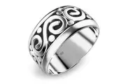 Solid 925 Sterling Silver Antique Celtic Filigree Ring