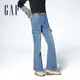 Gap 女裝 修身喇叭牛仔褲-藍色(873057)