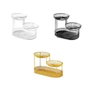 3 Layer Fruit Basket Large Capacity Multipurpose for Bread Fruit Vegetable