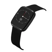 R32 1.3inch IPS Full Touch Screen Heart Rate Blood Pressure Oxygen Monitor Sport Music Control Smart Watch BLACK COLOR