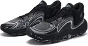 [Under Armour] Spawn 6 Mid Basketball Shoes EU 40 1/2, Black Light Grey, 40.5 EU