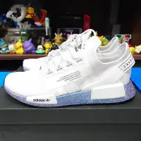 在飛比找Yahoo!奇摩拍賣優惠-Adidas NMD R1 V2 White Metalli