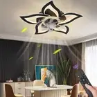 Ceiling Fans with Light Smart Switch Modern Ceiling Fan Lamp Minimalist Fan Lamp