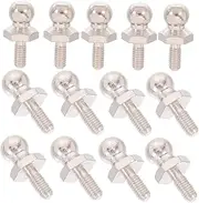 JUMPLAWN Steel Ball Ends Car Steering Pull Rod Kit Precision Control Easy Maintenance for Front Tie Rods