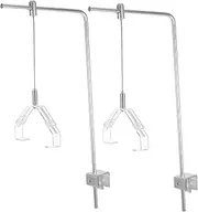 HYTROVE Fish Tank Light Stand 2pcs Aluminum Alloy Height Adjustment Aquarium Accessories Clamp Mount Led Lamp Bracket