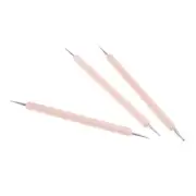 3x Ball Styluses Tool Set For Embossing Pattern Clay Sculpting Hot BDDD