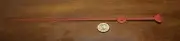 extra large seconds hand 1/2 moon with offset vintage clock electric neon wall