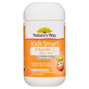 Nature's Way Kids Smart Vitamin C + Zinc & D Chewable Tab X 75