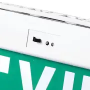 Led Emergency Exit Sign Acrylic Clear Eye Catching Exit Sign With Light For LLI