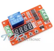 12V DC Multifunction Self-lock Relay PLC Cycle Delay Time Timer Switch Module