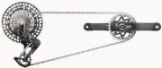 SRAM XX SL T-Type Eagle Transmission Groupset - 170mm, 34t (00.7918.166.001)