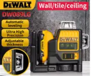 Dewalt DW089LG 12V 360 Degree 12 Lines Green Laser Level Vertical & Horizontal
