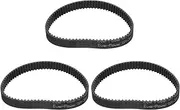 uxcell 3pcs HTD-5M Rubber Timing Belt 76 Teeth, 380mm Pitch Length x 15mm Width x 3.6mm Height, Closed Loop Pulley Timing Belt