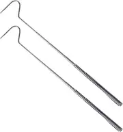 Cabilock 2pcs Telescopic Snake Hook Snake Catching Hook Retractable Snake Hook Snake Catching Aid Snake Catching Supplies Snake Catcher Stick Major Tool Stainless Steel Container Reptile