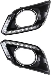JIUYIN 1 Set Daytime Running Lights Drl With Turn Signals LED For Car Auto DRL Fog Headlights Fit For Nissan X-trail Xtrail T32 2014-2016 Car DRL lights