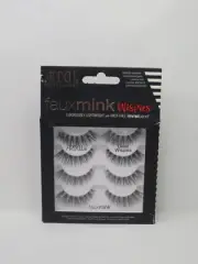 ARDELL FAUXMINK WISPIES LUXURIOUSLY LIGHTWEIGHT FALSE EYELASHES 4 PAIRS