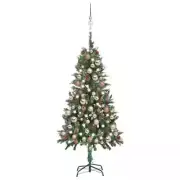 Artificial Pre-lit Christmas Tree with Ball Set Xmas Tree Decoration vidaXL