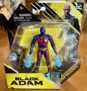 1st Edition *ATOM SMASHER* Black Adam 4" Action Figure DC Christmas F6