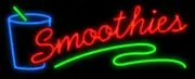 Smoothies Cup Juices Open 32"x13" Neon Light Sign Lamp Display Wall Decor Glass
