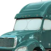 Maro Semi-Truck Sun Shade for Windshield and Side Windows 240T UV Protective Sunshade Windscreen and Side Windows Sun Visor for Commercial, Big Rig Truck with Maximum Coverage