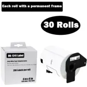 30 ROLLS DK-1241 Shipping Address Label 4"X6" Compatible Brother QL-1050N 1060N