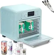 Sublimation Oven Machine,Light Convection Oven,16L/1400W Sublimation Oven with Digital Display, 360° Heating,for Sublimation Blanks Tumblers Mugs Cups Water Bottles Bulk Transfer